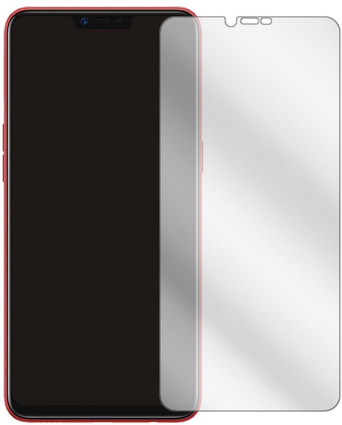 2x Schutzfolie klar für OPPO A3S Display-Schutzfol (2)