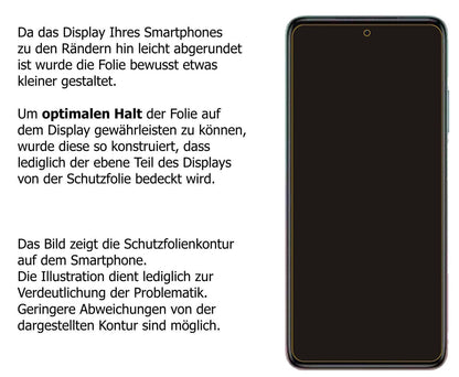 1x 9H Schutzfolie für Xiaomi Redmi Note 11T Panzer (3)