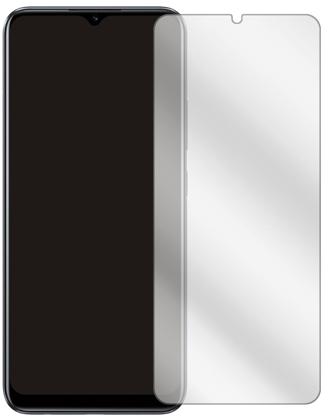 5x Schutzfolie klar für Realme C25S Display-Schutz (2)