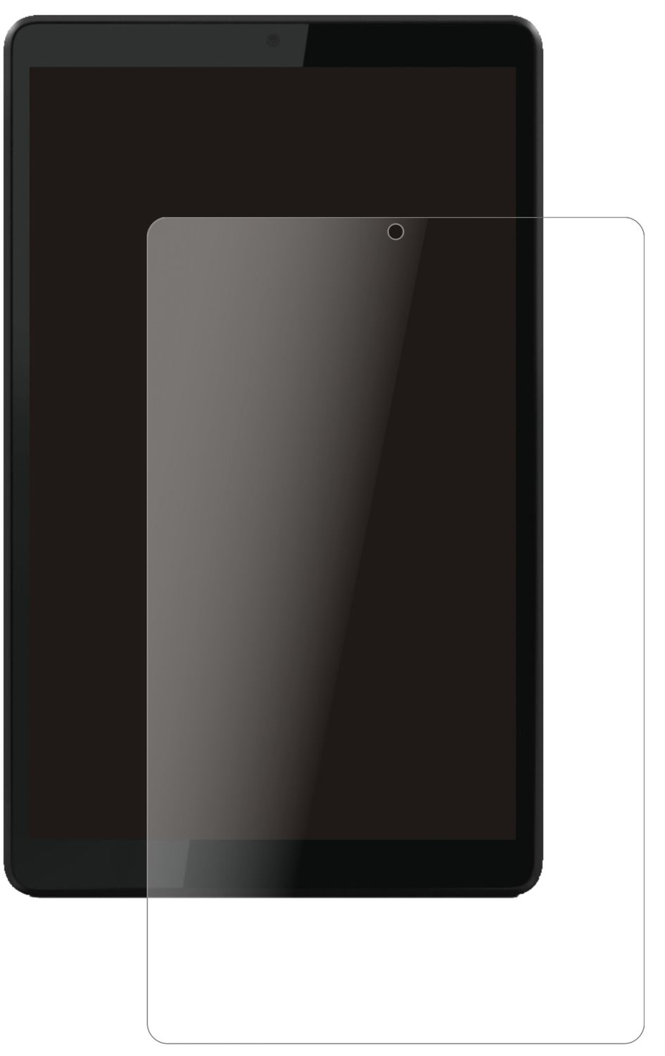 2x 9H Schutzfolie matt für Motorola Tab G20 Panzer (2)