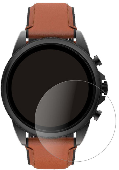 2x 9H Schutzfolie matt für Fossil Gen 6 (44 mm) Sm (2)