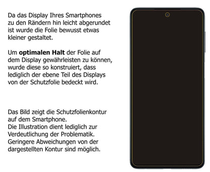 2x 9H Schutzfolie für Samsung Galaxy M52 5G Panzer (3)