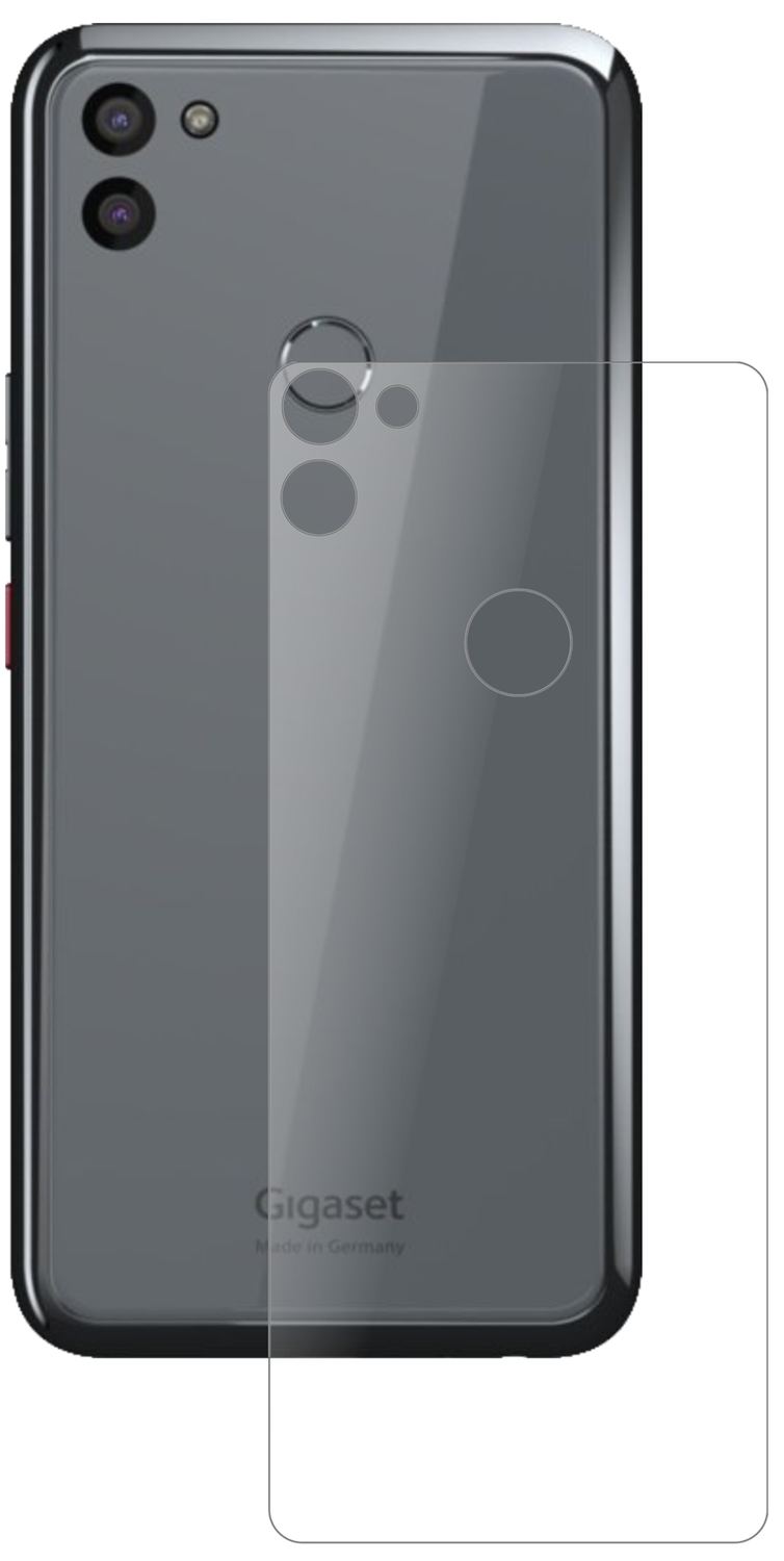 2x 9H Schutzfolie matt für Gigaset GS5 Rückseite P (2)