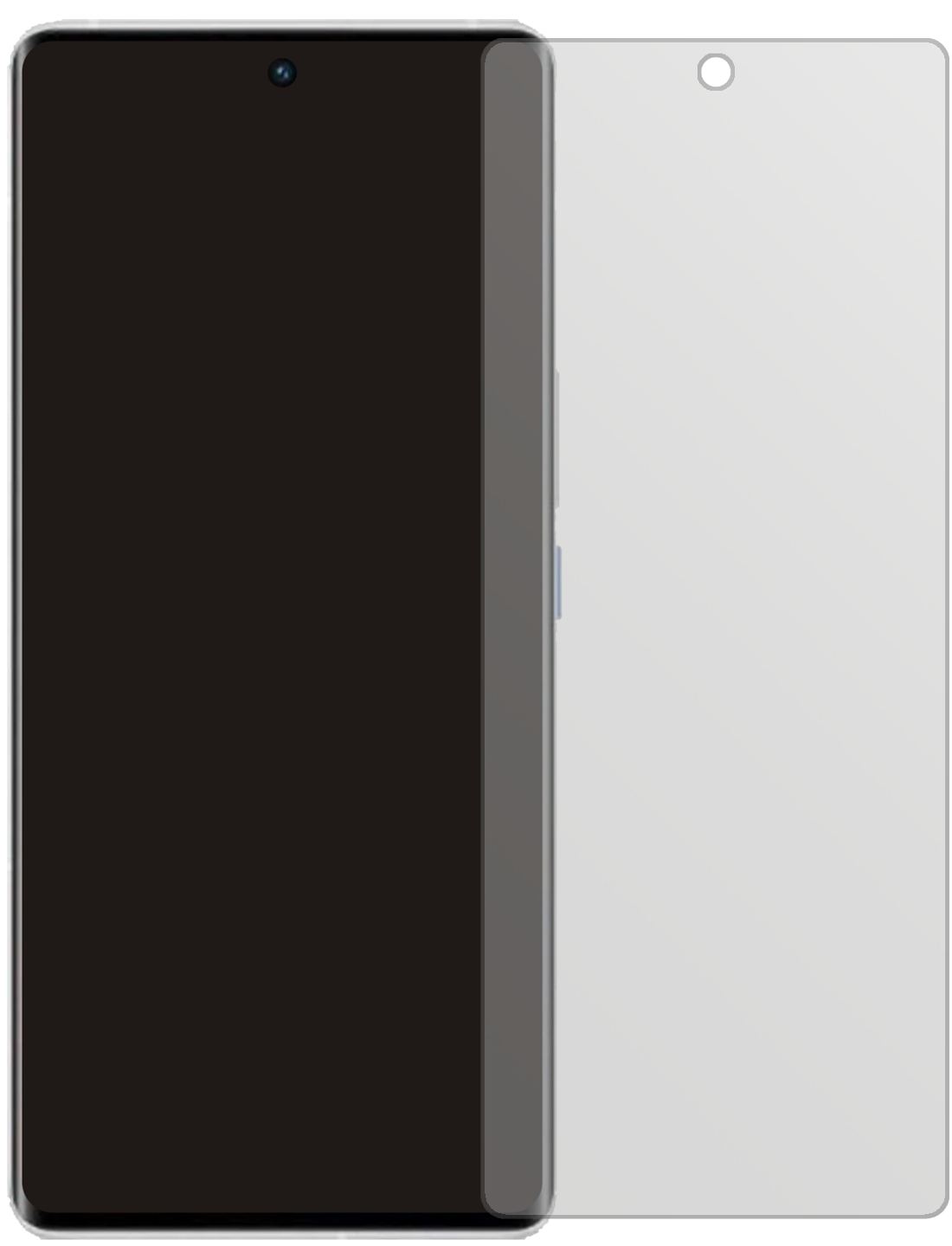 1x Schutzfolie matt für Vivo iQOO 8 Pro Display-Sc (2)