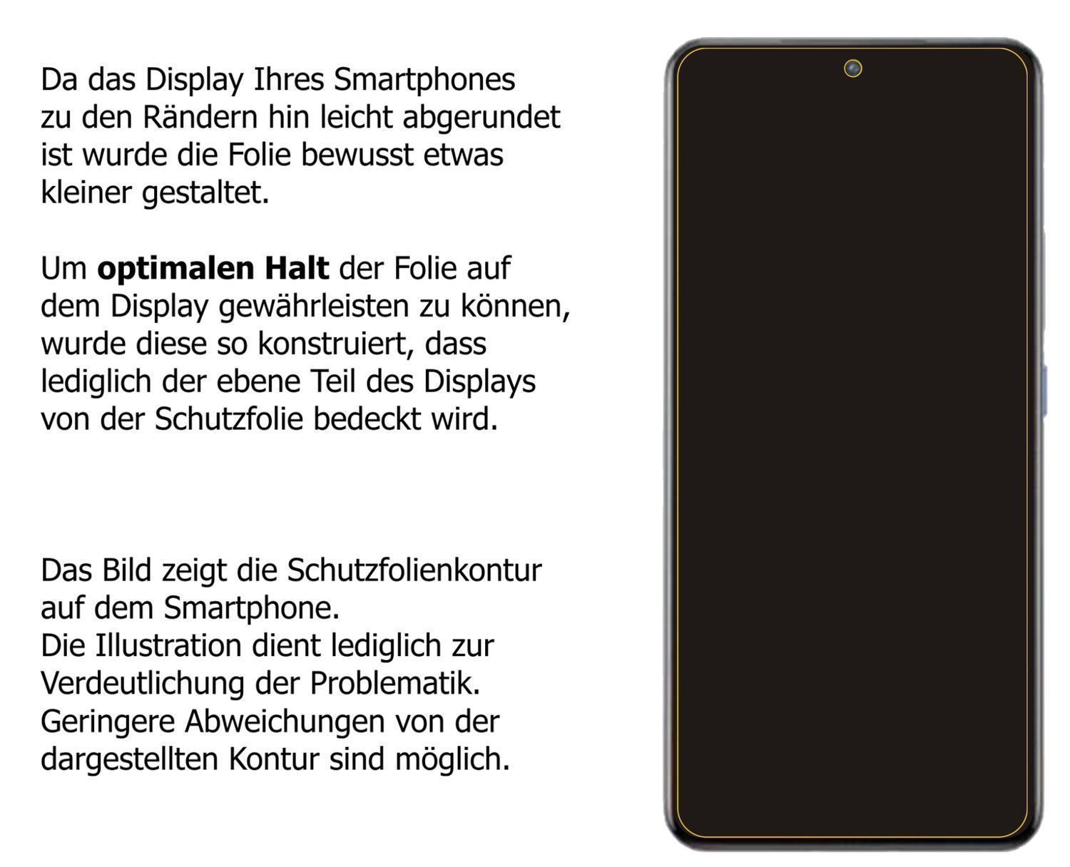 1x 9H Schutzfolie matt für Vivo iQOO 8 Panzerfolie (3)