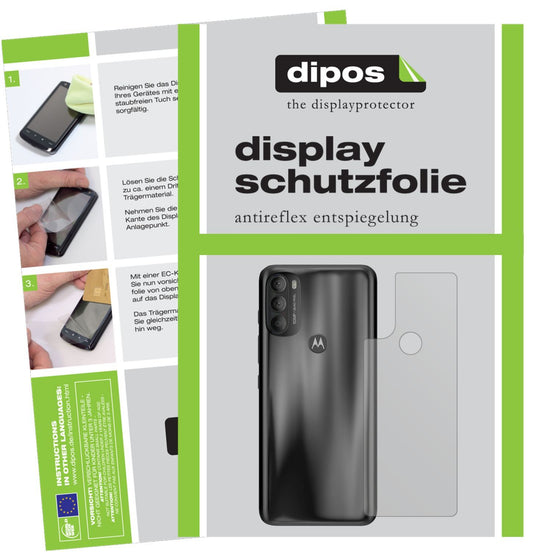 1x Schutzfolie matt für Motorola Moto G71 Rückseit (1)
