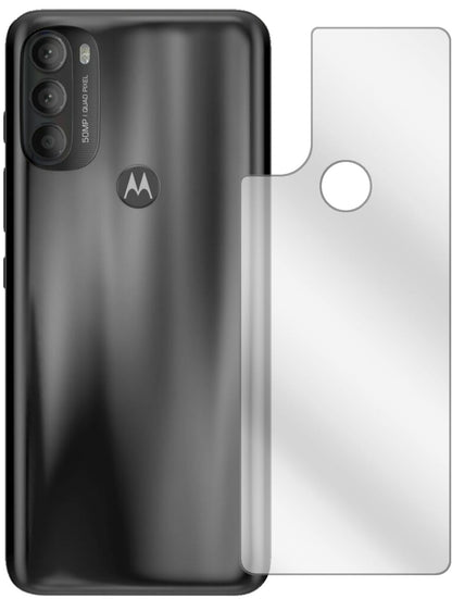 2x Schutzfolie klar für Motorola Moto G71 Rückseit (2)