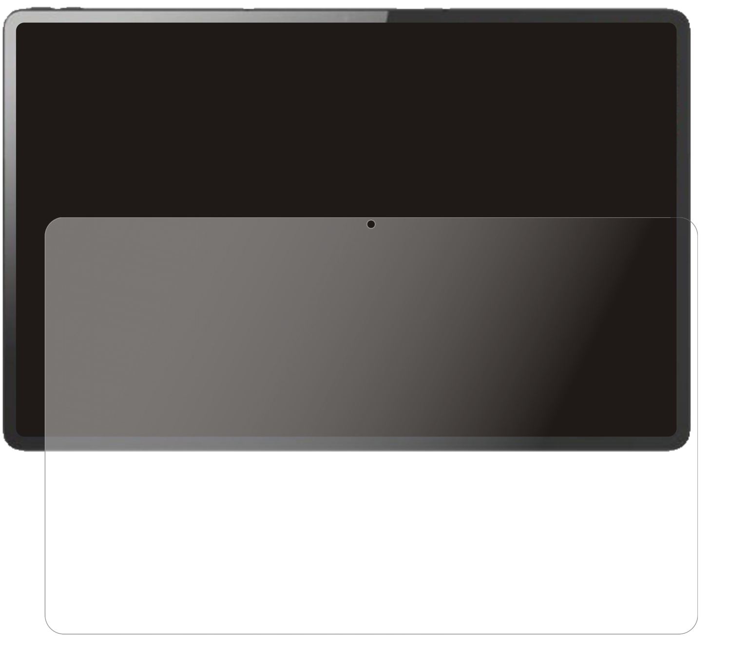 2x 9H Schutzfolie matt für Lenovo Tab P12 Pro Panz (2)