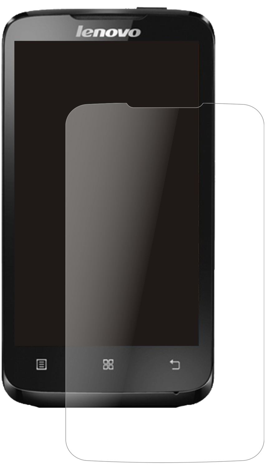 1x 9H Schutzfolie matt für Lenovo A316i Panzerfoli (2)