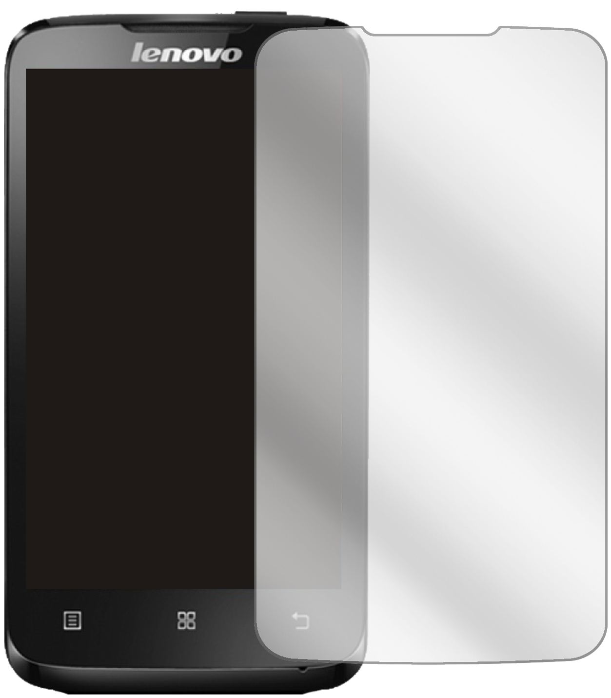 1x Schutzfolie klar für Lenovo A316i Display-Schut (2)