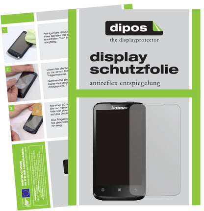 2x Schutzfolie matt für Lenovo A316i Display-Schut (1)