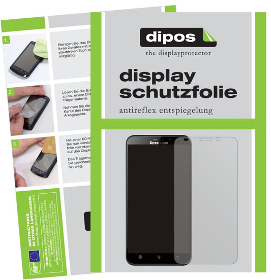 6x Schutzfolie matt für Lenovo A916 Display-Schutz (1)