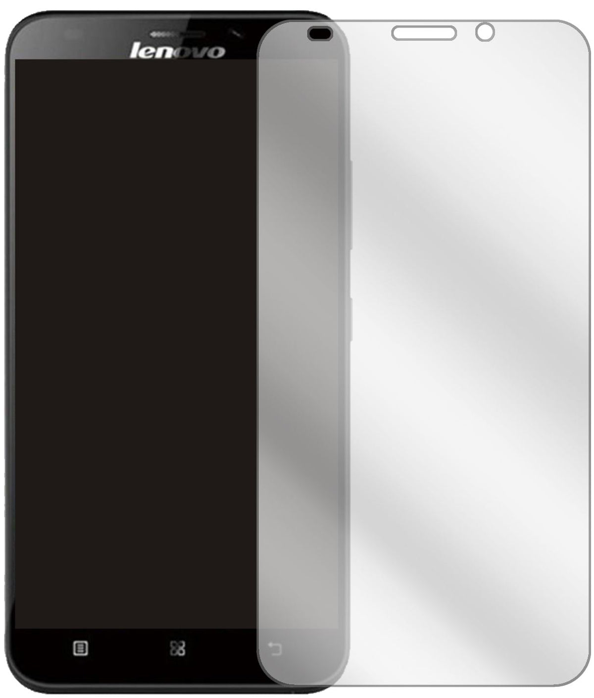 6x Schutzfolie klar für Lenovo A916 Display-Schutz (2)
