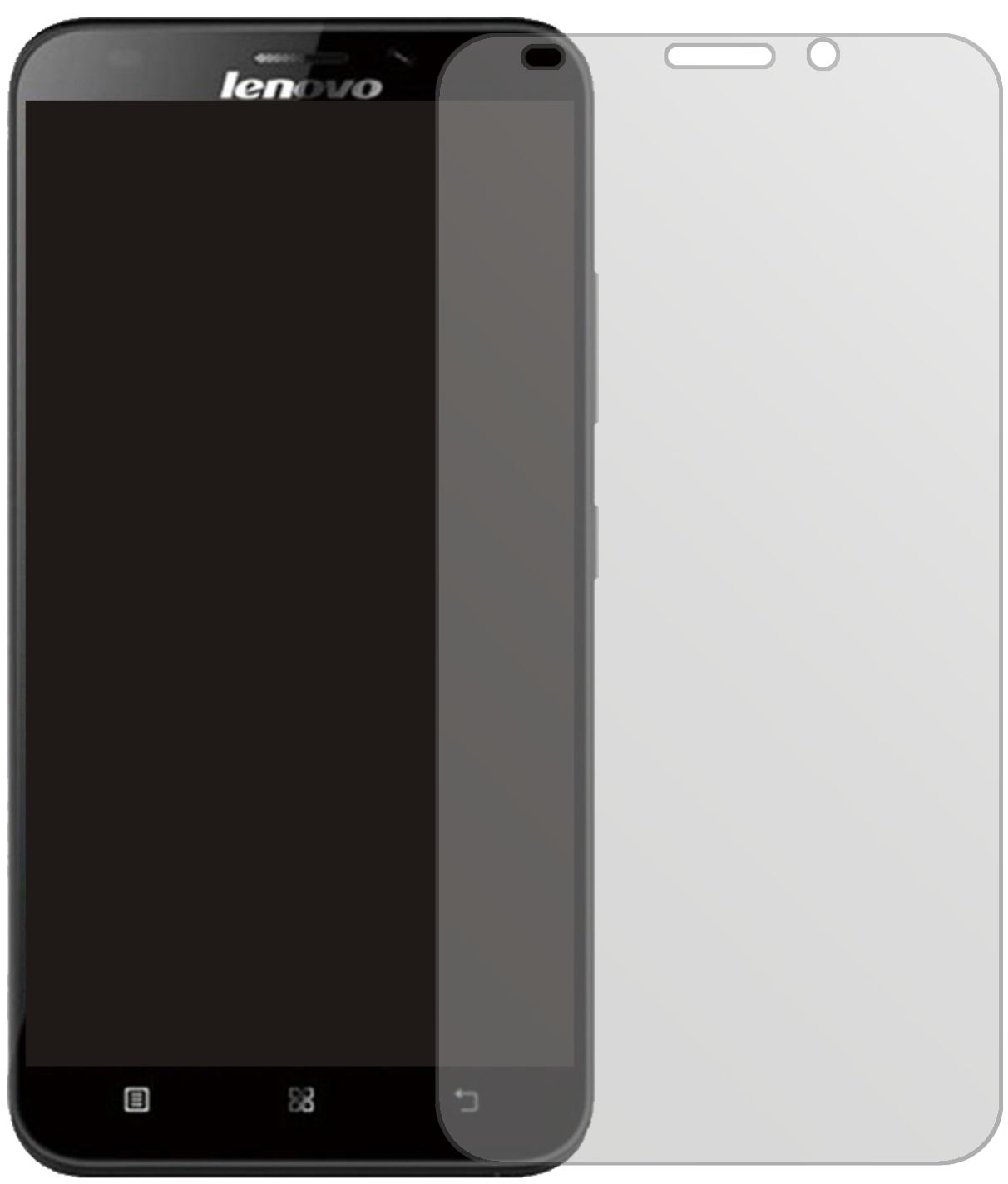 2x Schutzfolie matt für Lenovo A916 Display-Schutz (2)