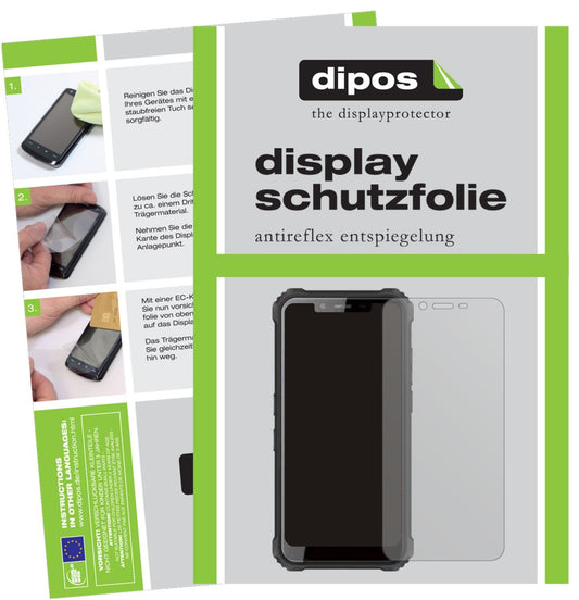1x Schutzfolie matt für Oukitel WP9 Display-Schutz (1)