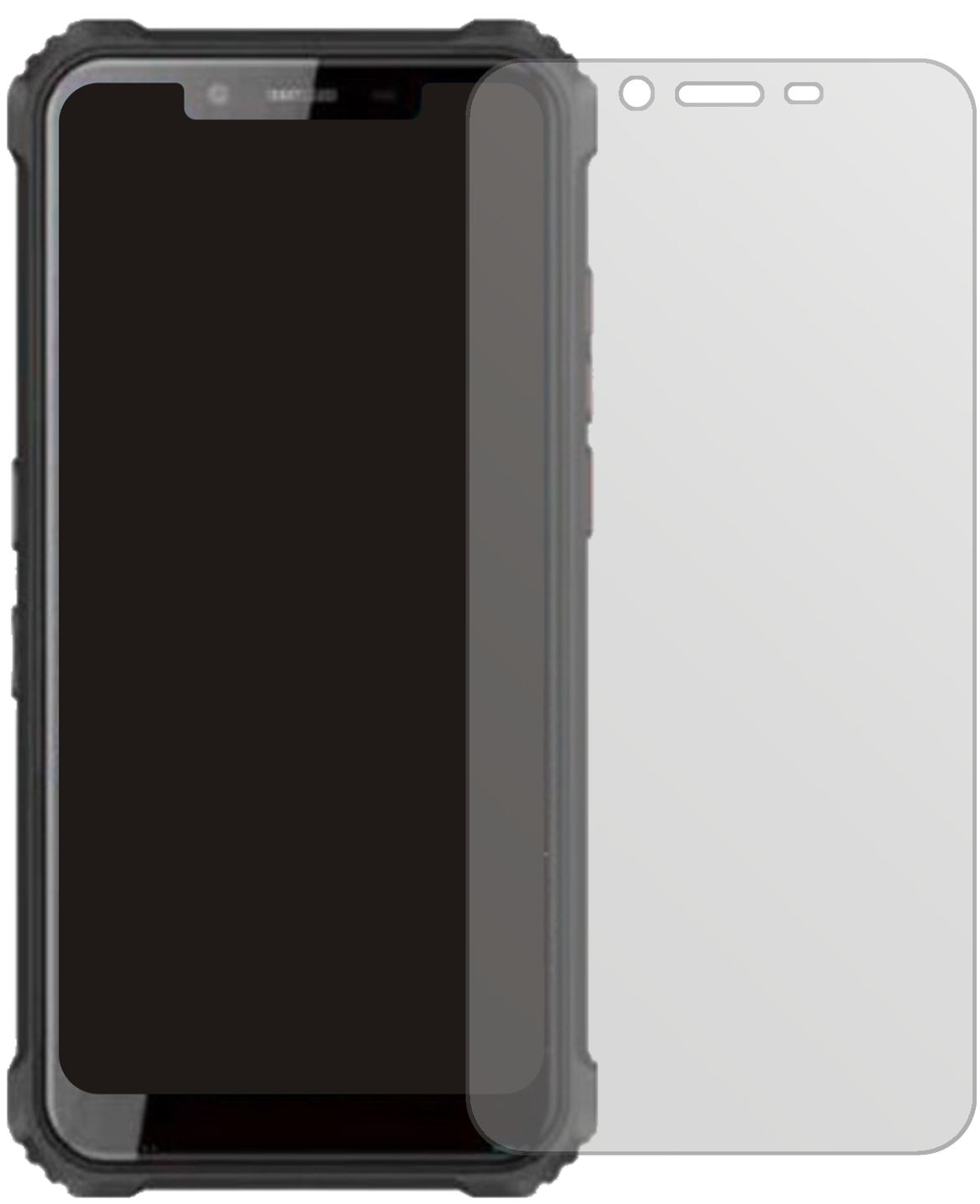 1x Schutzfolie matt für Oukitel WP9 Display-Schutz (2)