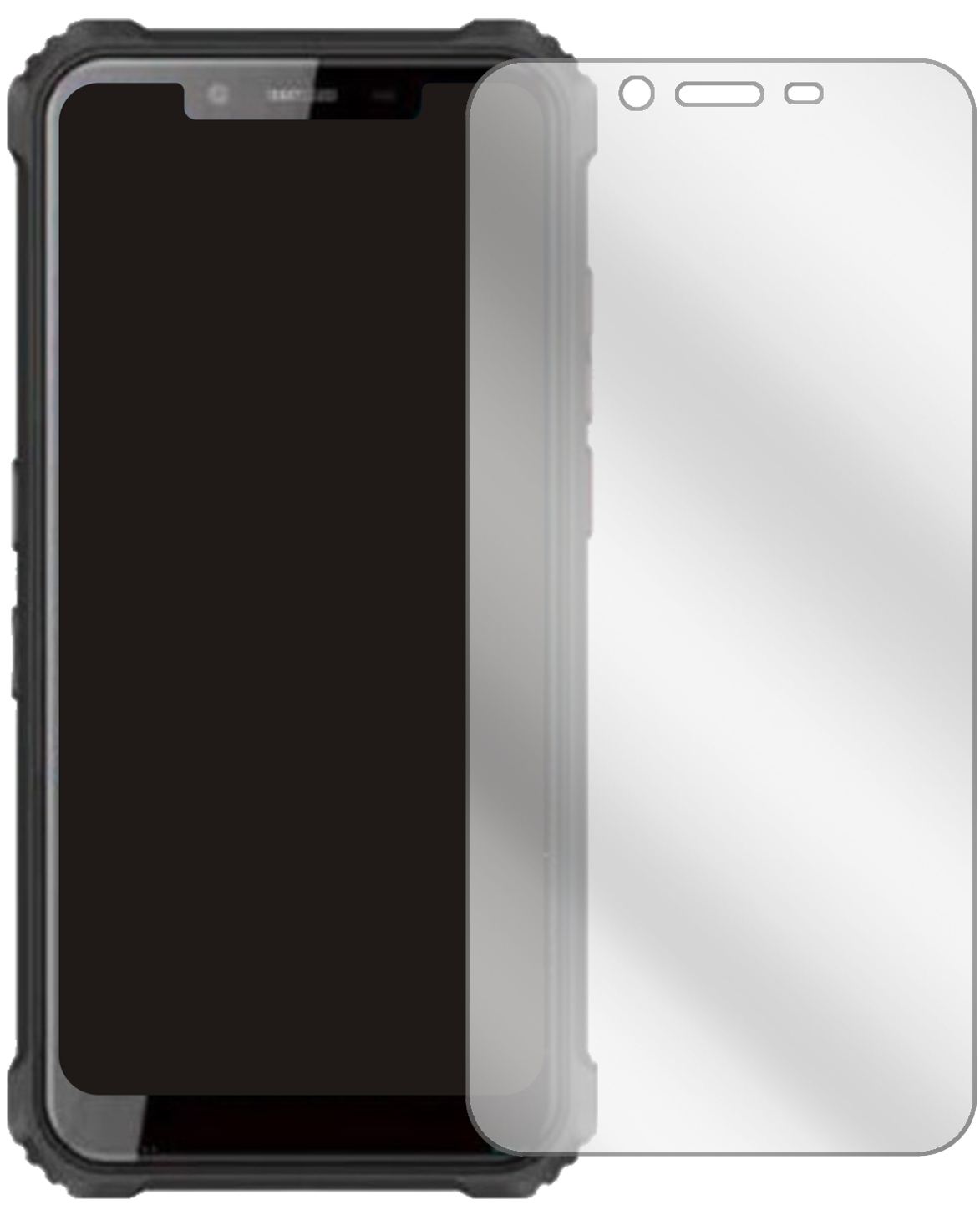 1x Schutzfolie klar für Oukitel WP9 Display-Schutz (2)