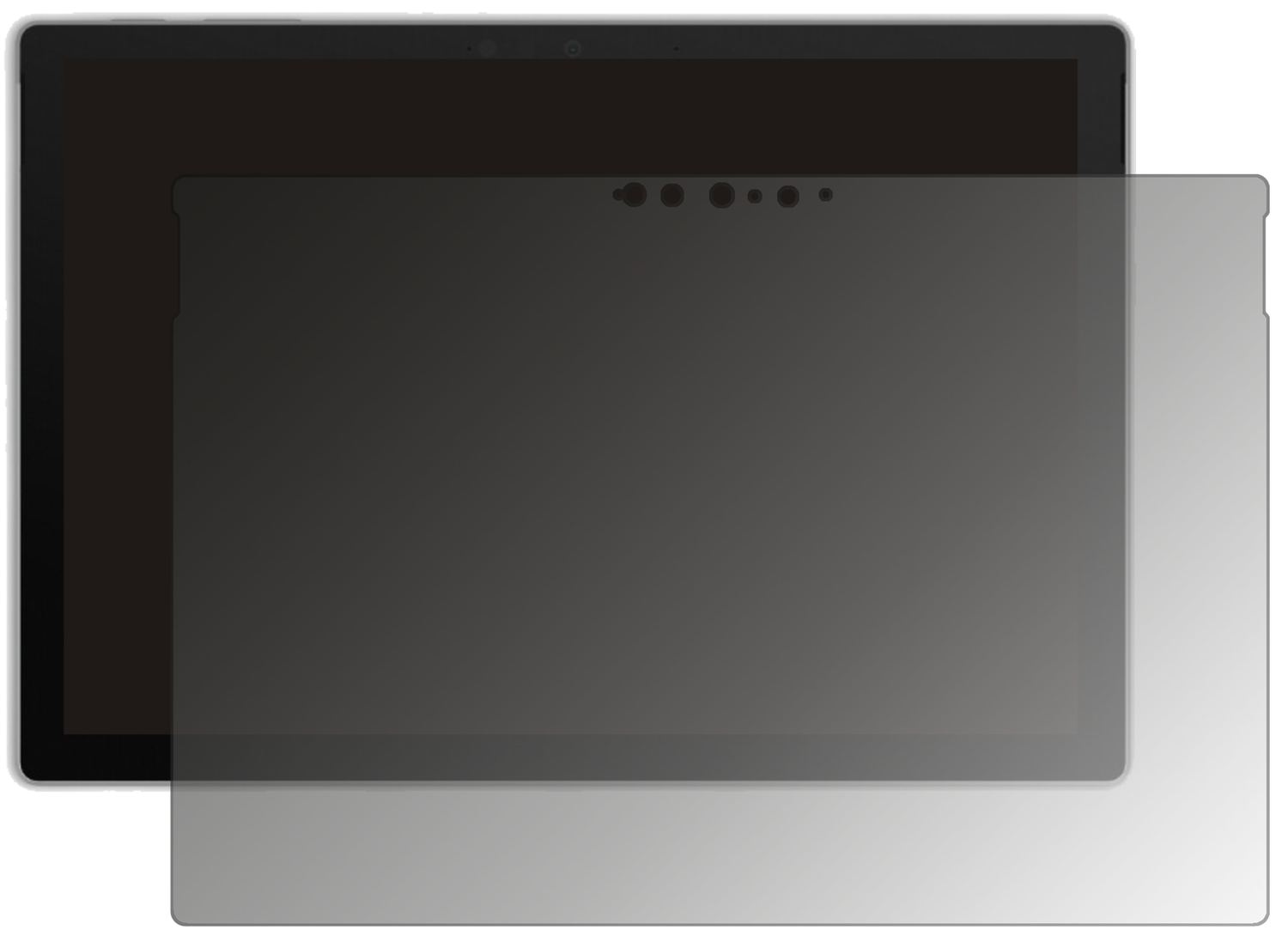 Blickschutzfolie für Microsoft Surface Pro 7 Plus  (1)