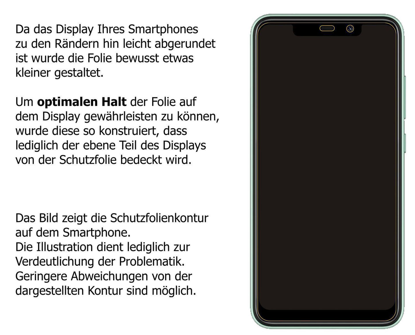 2x 9H Schutzfolie matt für Oukitel C22 Panzerfolie (3)
