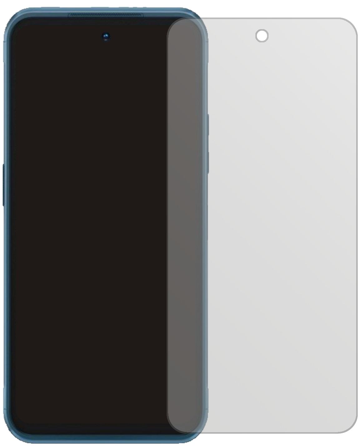 5x Schutzfolie matt für Nokia XR20 Display-Schutzf (2)