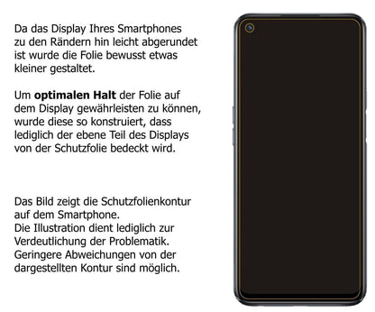 2x 9H Schutzfolie matt für Oppo A93s 5G Panzerfoli (3)