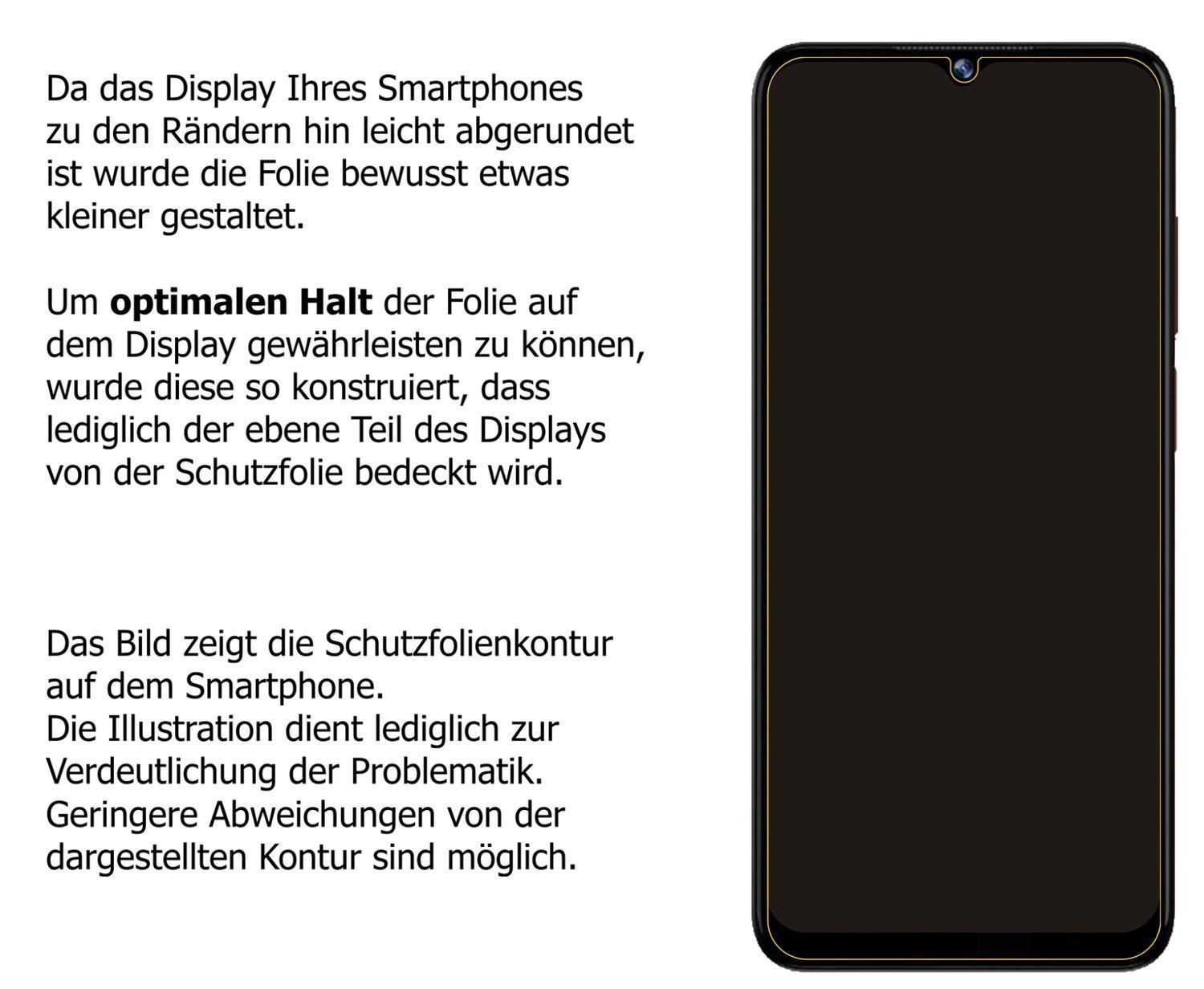 2x 9H Schutzfolie für Doogee N40 Pro Panzerfolie (3)