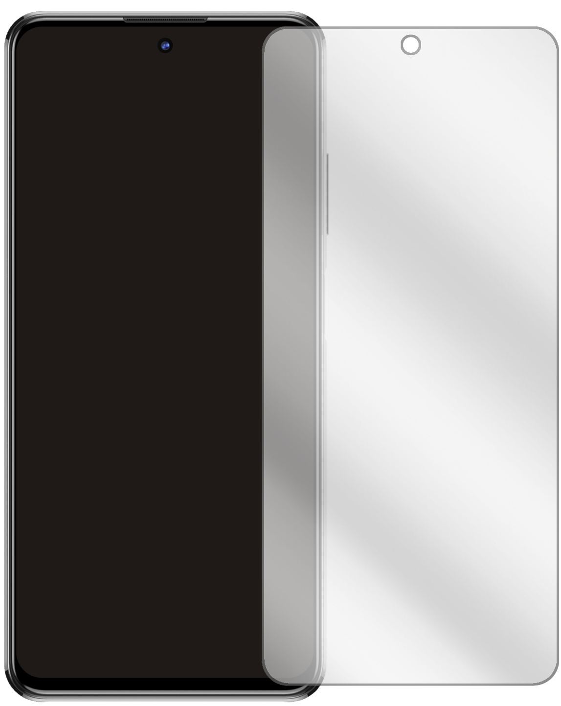 5x Schutzfolie klar für ZTE Blade V30 Display-Schu (2)