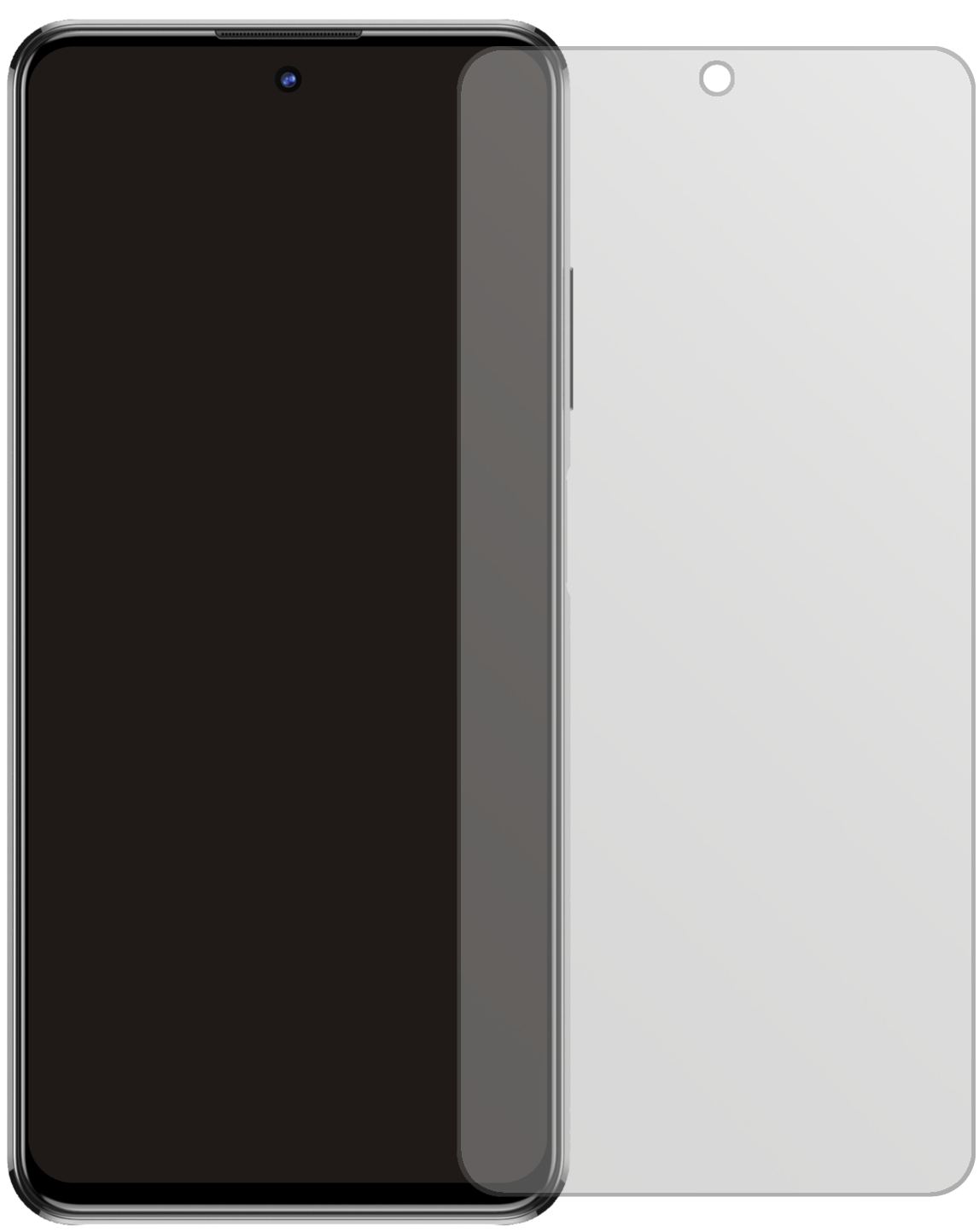 2x Schutzfolie matt für ZTE Blade V30 Display-Schu (2)