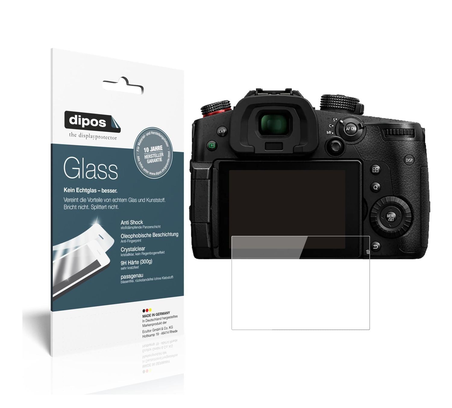 2x 9H Schutzfolie für Panasonic Lumix GH5 II Panze (1)