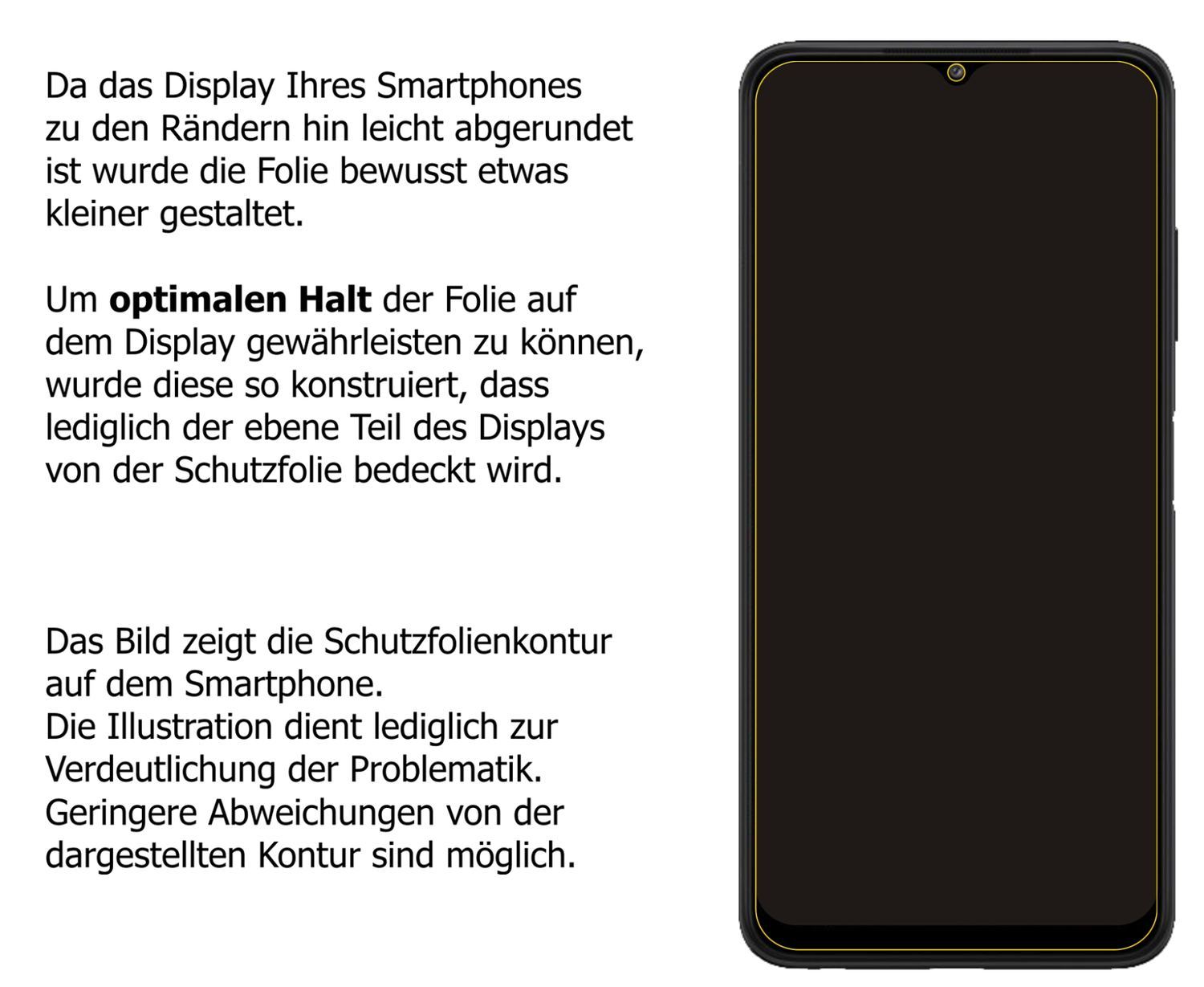 Blickschutzfolie für Samsung Galaxy F42 5G matt Sc (5)