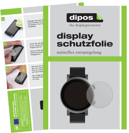 5x Schutzfolie matt für TicWatch E3 Smartwatch Dis (1)