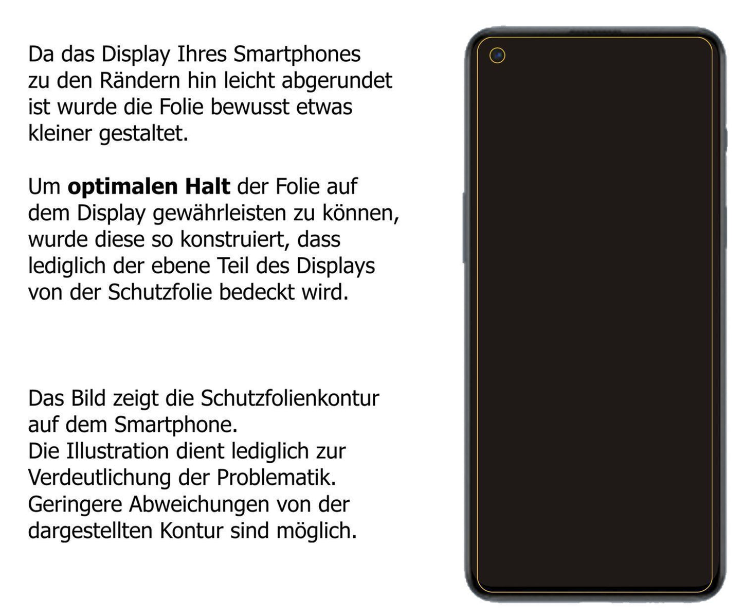 1x 9H Schutzfolie matt für OnePlus Nord 2 Panzerfo (3)