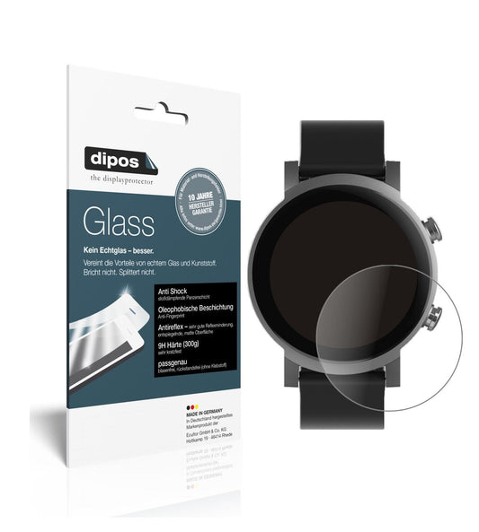 2x 9H Schutzfolie matt für TicWatch E3 Smartwatch  (1)