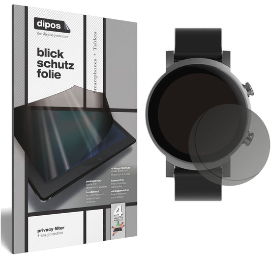 Blickschutzfolie für TicWatch E3 Smartwatch matt S (1)