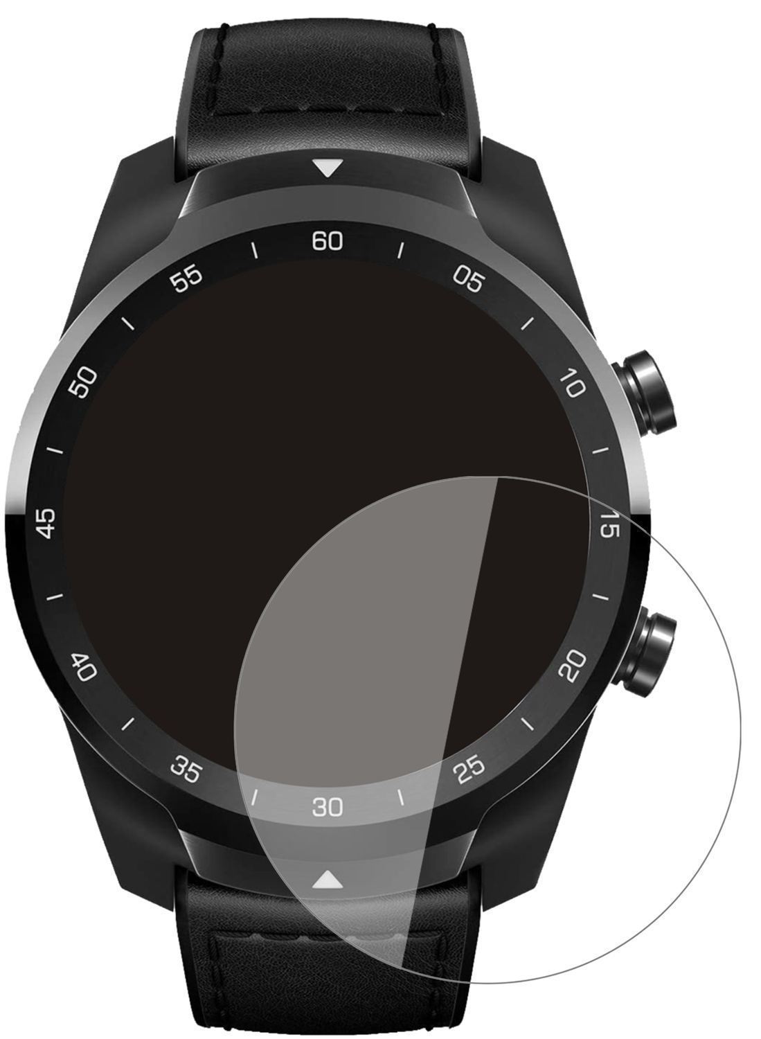 1x 9H Schutzfolie für TicWatch Pro S Panzerfolie (2)
