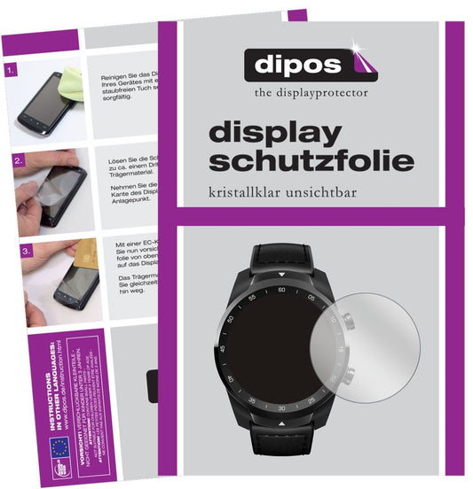 6x Schutzfolie klar für TicWatch Pro S Display-Sch (1)