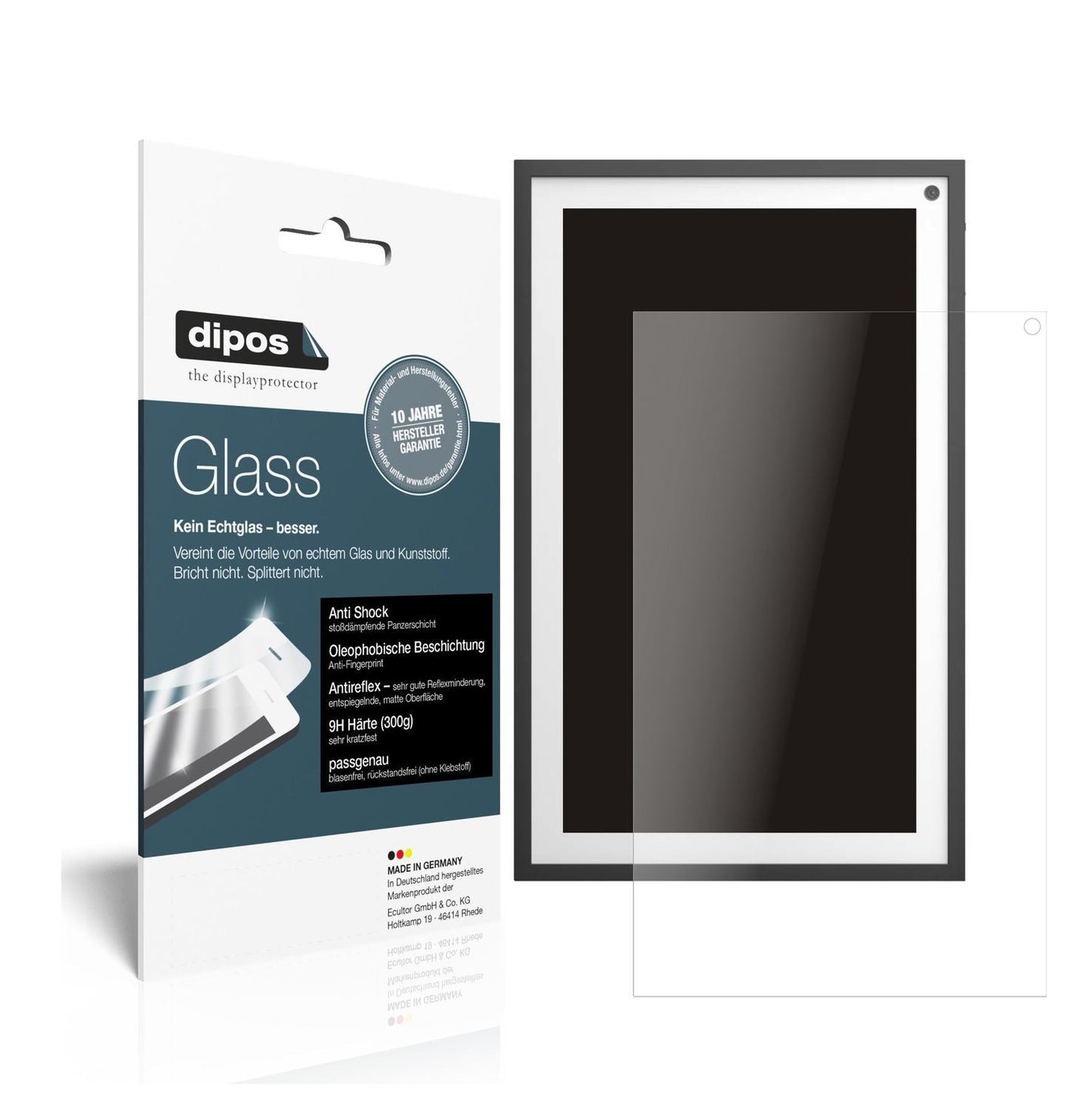 1x 9H Schutzfolie matt für Amazon Echo Show 15 (20 (1)