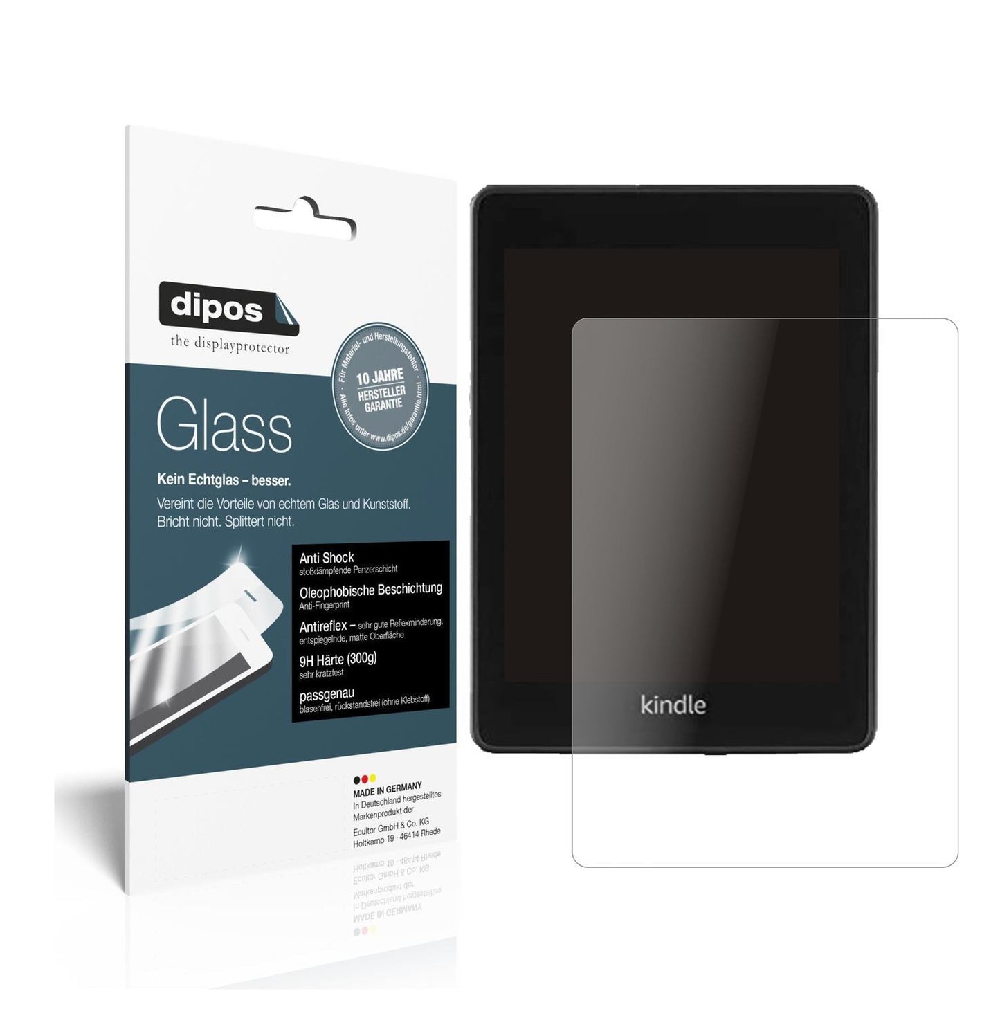 2x 9H Schutzfolie matt für Amazon Kindle Paperwhit (1)