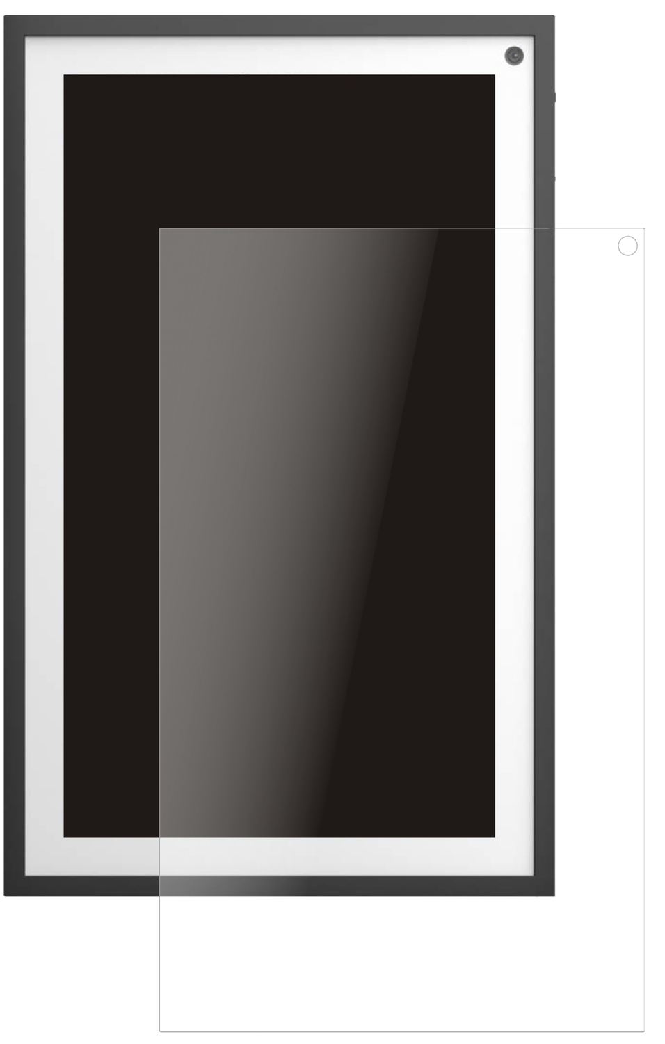 2x 9H Schutzfolie matt für Amazon Echo Show 15 (20 (2)