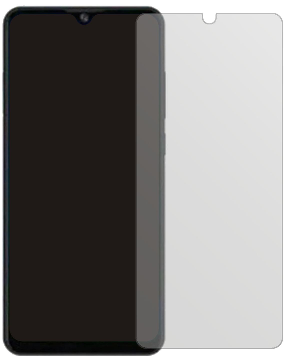 5x Schutzfolie matt für ZTE Blade A51 lite Display (2)
