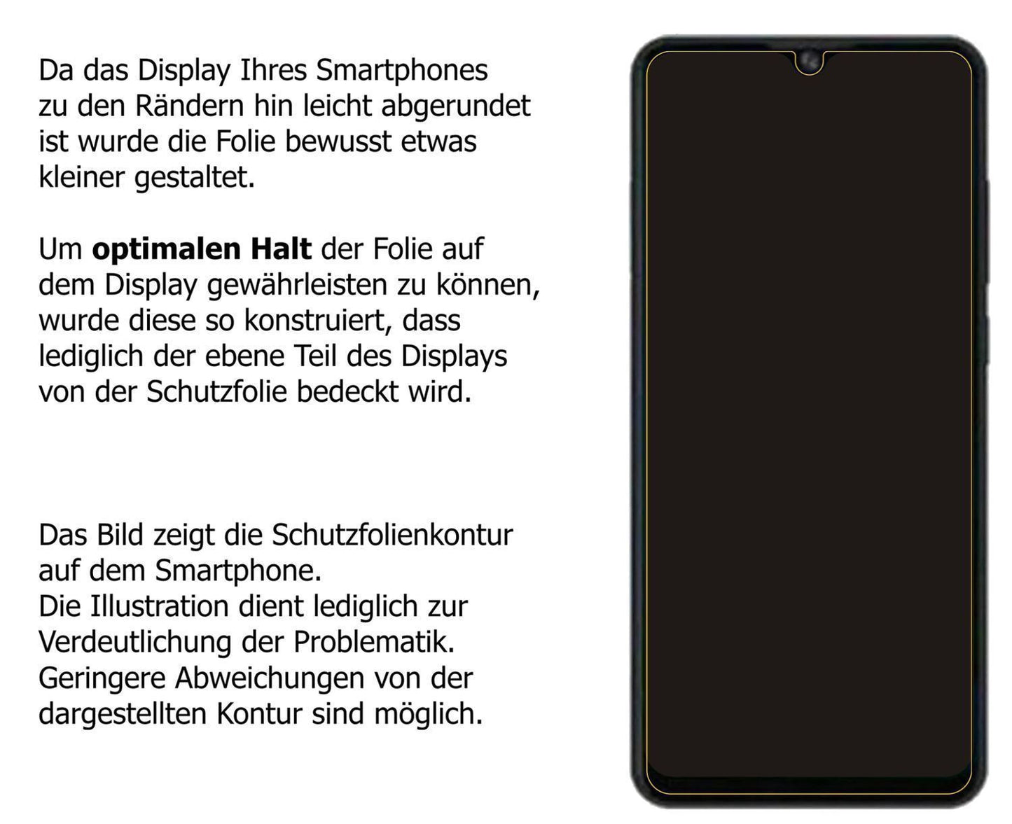 2x Schutzfolie matt für ZTE Blade A51 lite Display (6)