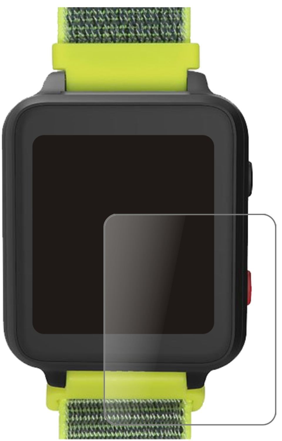 1x 9H Schutzfolie matt für Anio 5 Smartwatch Panze (2)