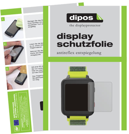2x Schutzfolie matt für Anio 5 Smartwatch Display- (1)
