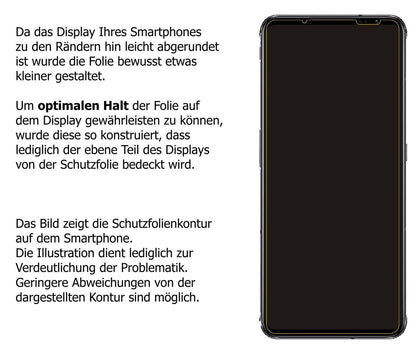 6x Schutzfolie matt für nubia Red Magic 6 Pro Disp (6)