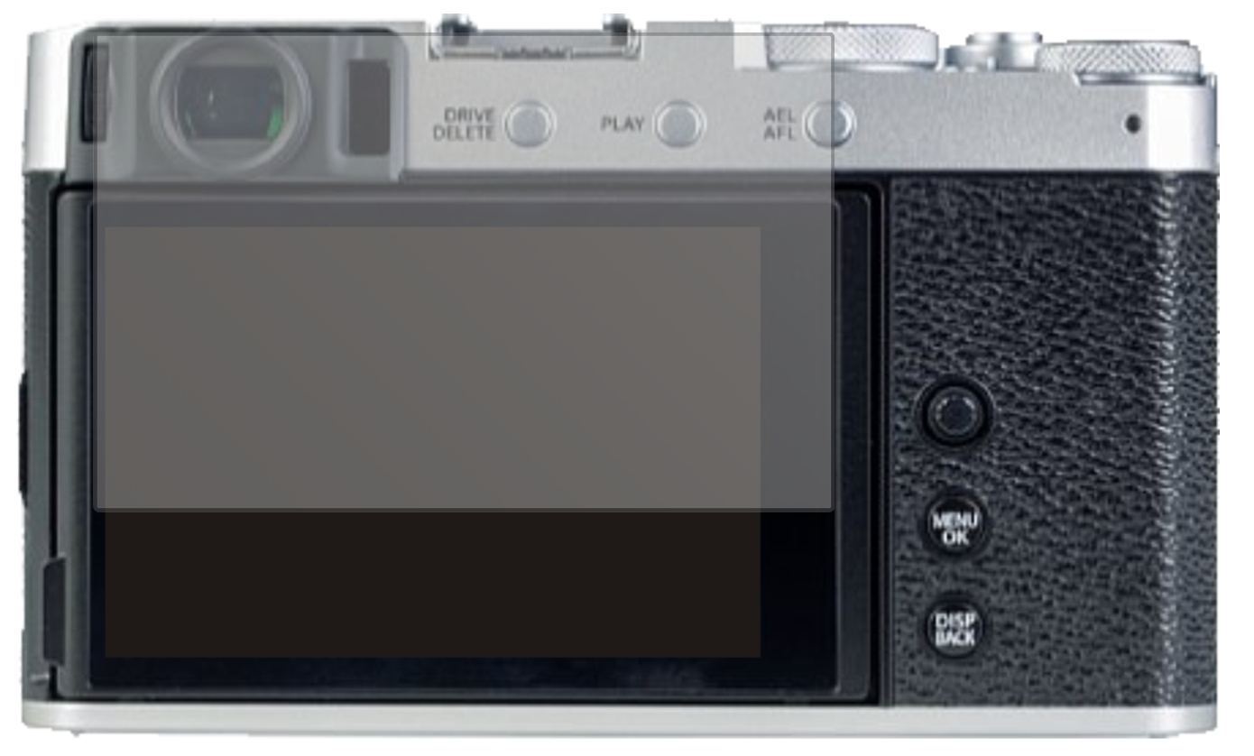 1x Schutzfolie matt für Fujifilm X-E4 Display-Schu (2)