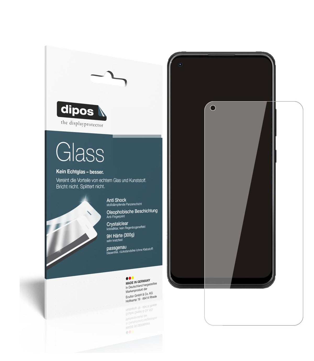 2x 9H Schutzfolie für ZTE Blade X1 5G Panzerfolie (1)