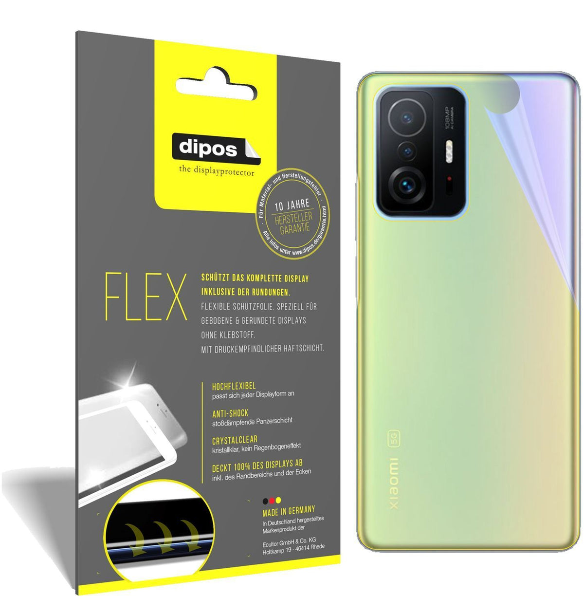 3x 3D Full Cover Schutzfolie für Xiaomi Mi 11T Rüc (1)