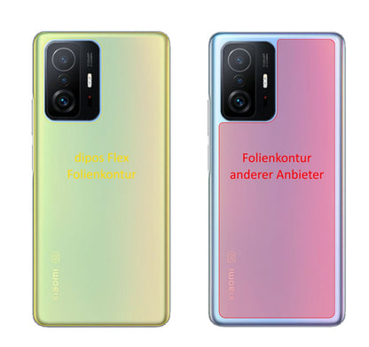3x 3D Full Cover Schutzfolie für Xiaomi Mi 11T Rüc (2)