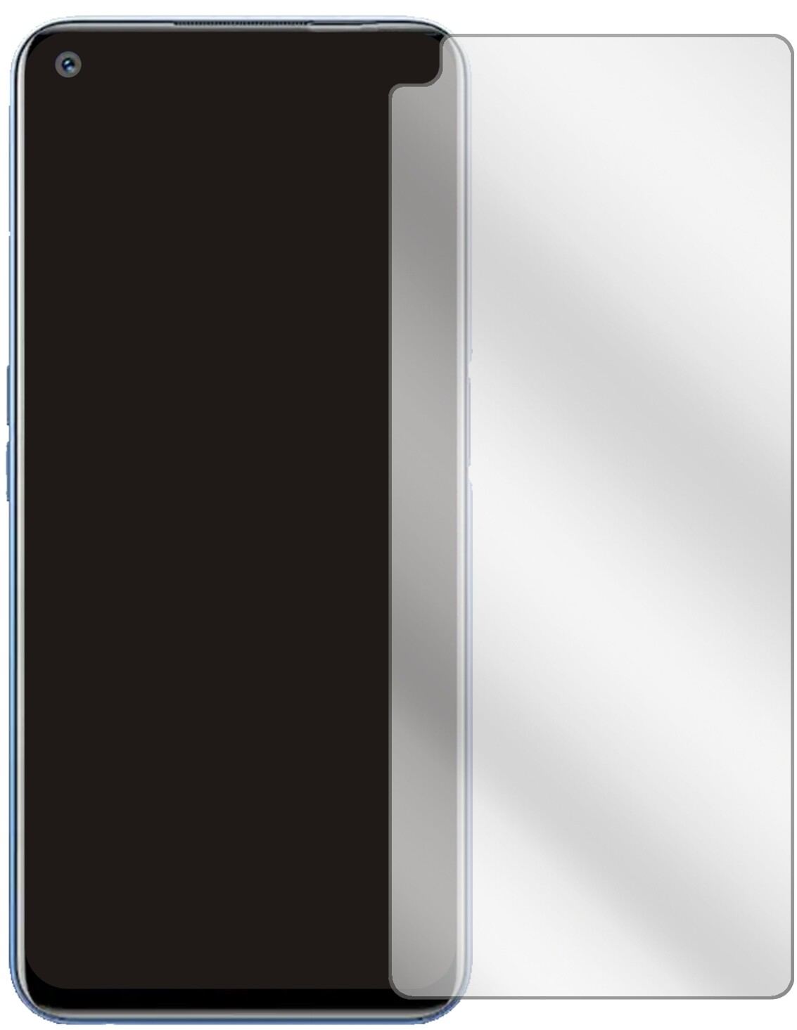 6x Schutzfolie klar für Oppo Find X3 Neo Display-S (2)