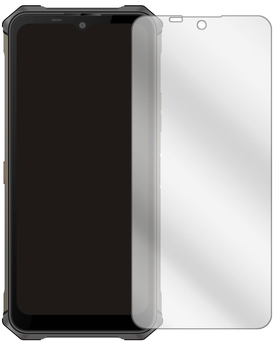 1x Schutzfolie klar für Oukitel WP13 Display-Schut (2)